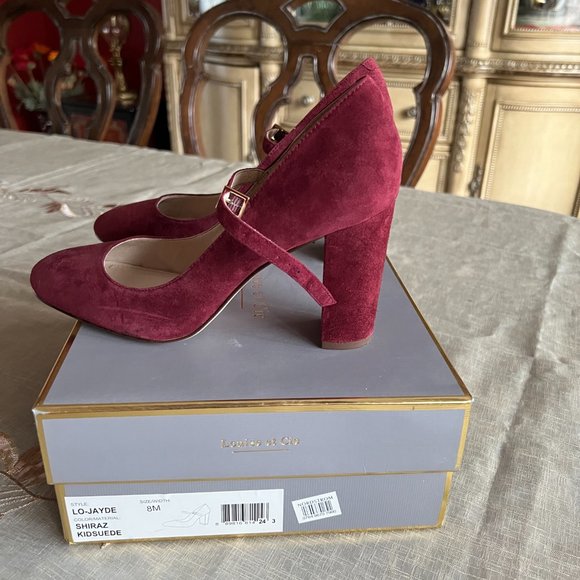Suede Pumps in Shiraz Color from Louise et Cie - Picture 2 of 6